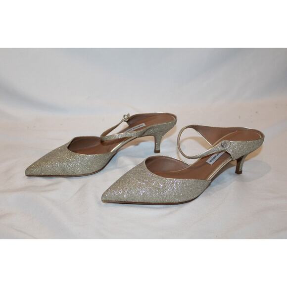 NIB TABITHA SIMMONS LIBERTY GLITTER PUMPS CHAMPAGNE SZ 6.5 $695 - Picture 4 of 8